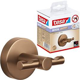 tesa MOON BRONZE Bademantelhaken in gebürsteter
