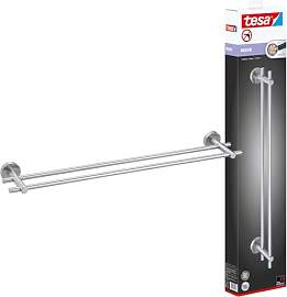 tesa Moon Doppel-Handtuchstange, verchromt -