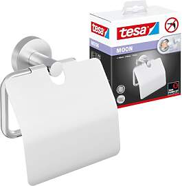 tesa Moon Toilettenpapierhalter mit Deckel,