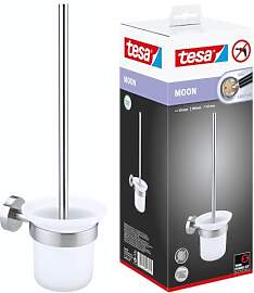 tesa Moon WC-Garnitur, satiniertes Glas und