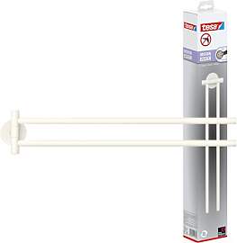 tesa Moon White Handtuchhalter 2-armig, matt