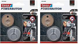 tesa Powerbutton Haken Universal LARGE aus