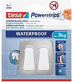 tesa Powerstrips Doppelhaken (Waterproof