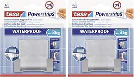 tesa Powerstrips Doppelhaken Waterproof Zoom -