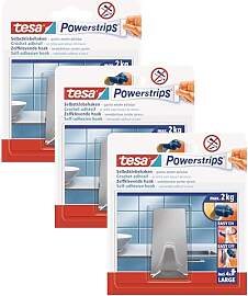 tesa Powerstrips Haken LARGE aus Metall -