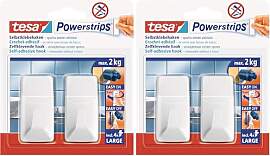 tesa Powerstrips Haken Large ECKIG -