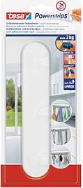 tesa Powerstrips Hakenleiste, weiß -
