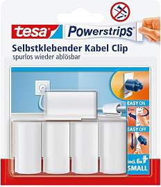 tesa Powerstrips Kabelclip/Kabel Clip
