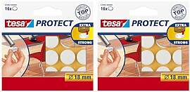 tesa Protect Filzgleiter, rund, Ø18mm, weiß, 16
