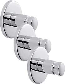 tesa SMOOZ Klebehaken, verchromt, runde Form -