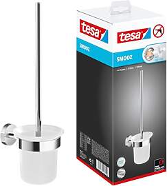 tesa SMOOZ WC-Garnitur, satiniertes Glas und