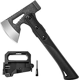 TESCOACH Campingaxt 27cm Zoll leichtes Beil 3in1,
