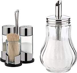 Tescoma Salz-Pfeffer-Zahnstocher Set, Menage Set
