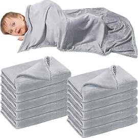 TESIN 10er Pack Babydecke für Kita &