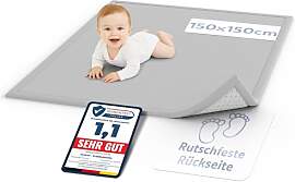 teskon Seidenweiche Krabbelmatte Baby 150x150x3cm