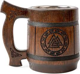 TESLYAR Wikinger krug für Bier 0,6 Liter |