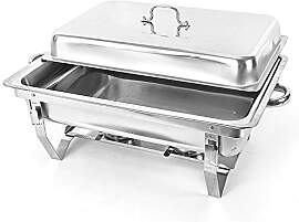 TESUGN Chafing Dish Profi Set, 9L Edelstahl