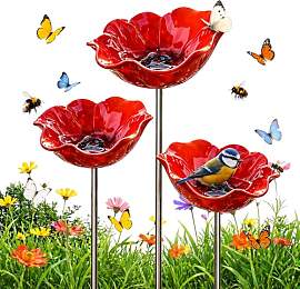 TETGSET Blumen Gartenstecker VogelträNke, 2026