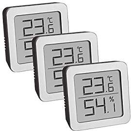 TFA Dostmann 3-Set Hygrometer digital innen,