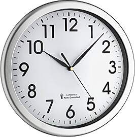 TFA Dostmann Analoge Funk-Wanduhr,60.3519.02, mit