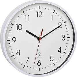 TFA Dostmann Analoge Funk-Wanduhr, 60.3550.02,