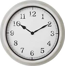 TFA Dostmann Analoge XL-Wanduhr Outdoor,
