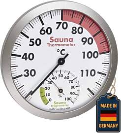 TFA Dostmann Analoges Sauna-Thermo-Hygrometer,