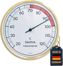 TFA Dostmann Analoges Sauna Thermometer, 40.1011,