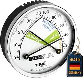 TFA Dostmann Analoges Thermo-Hygrometer,