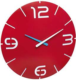 TFA Dostmann Contour Analoge Design-Wanduhr,