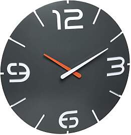 TFA Dostmann Contour Design Funk-Wanduhr, Funkuhr, 