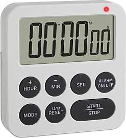 TFA Dostmann Digitaler Timer mit Stoppuhr und