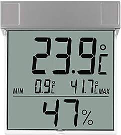 TFA Dostmann Digitales Fenster-Thermo-Hygrometer