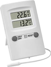 TFA Dostmann Digitales Innen-Außen-Thermometer,