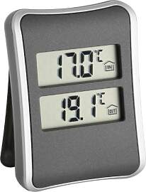 TFA Dostmann digitales Innen-Aussen-Thermometer,