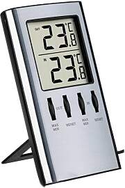 TFA Dostmann Digitales Innen-Außen-Thermometer,
