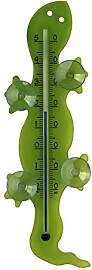 TFA Dostmann Gecko analoges Fensterthermometer,