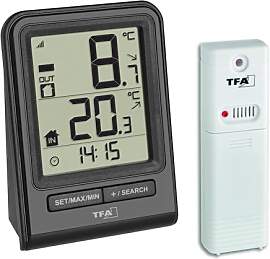 TFA Dostmann Prisma Funk-Thermometer,