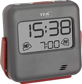 TFA Dostmann Reisewecker digital Buzz, 60.2031.10, 