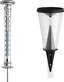 TFA Dostmann Solino analoges Gartenthermometer,