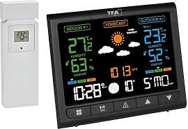 TFA Dostmann Wetterstation Funk mit Außensensor