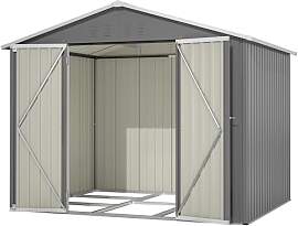 Thanaddo 8×6ft Gerätehaus Metall Groß