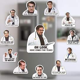 Thapncow Dr. Nowzaradan Kühlschrankmagnet, Dr Now 