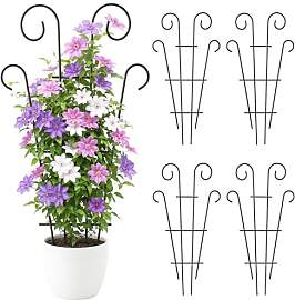 Thealyn 4er-Pack Metall-Pflanzenspalier, 109 cm