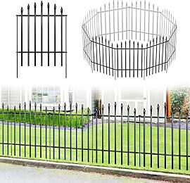 Thealyn dekorativer Gartenzaun 80 cm hoch x 60 cm