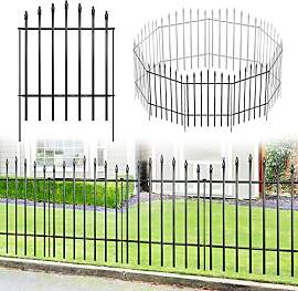 Thealyn dekorativer Gartenzaun, 90 cm hoch x 70 cm 