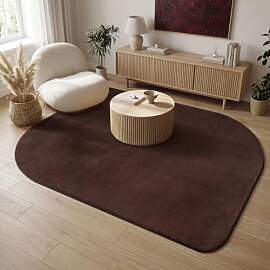 the carpet Lina Shape Teppich, Kunstfell,