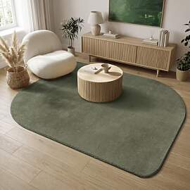 the carpet Lina Shape Teppich, Kunstfell,