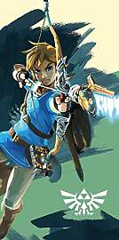 The Legend of Zelda Badetuch Link Arrow 75x150cm