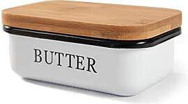 Theo&Cleo Butterdose mit Holzdeckel,